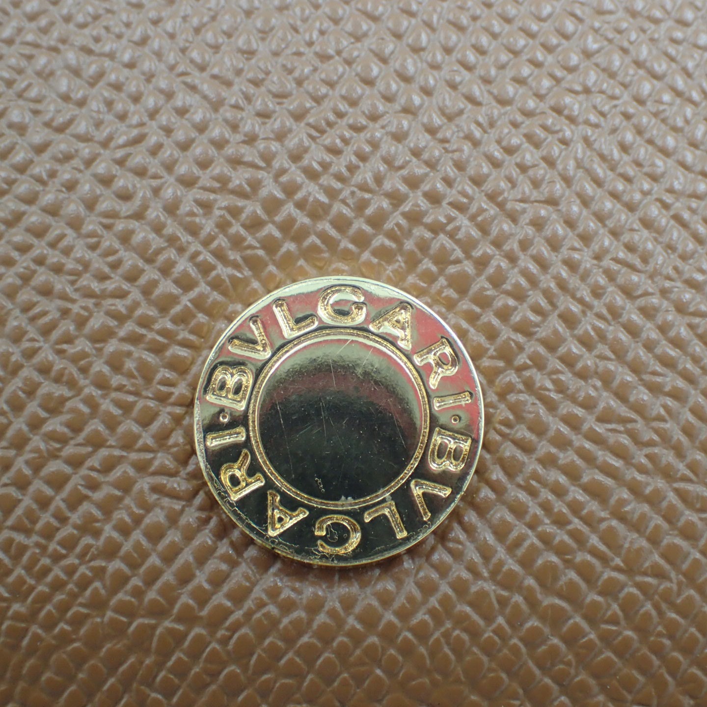 ブルガリ ブルガリブルガリ 長財布 キャメル BVLGARI【AFI9】【中古】