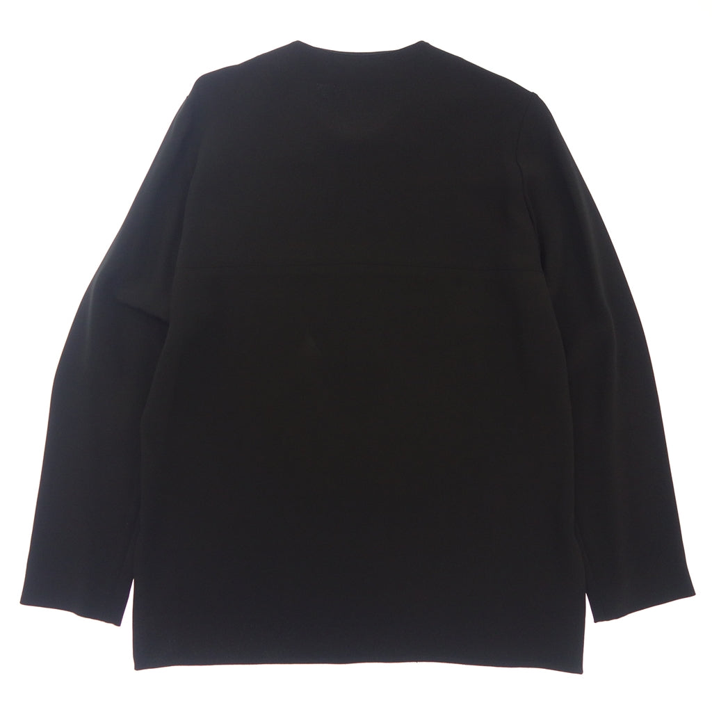 美品◆ステラマッカートニー 長袖シャツ ハーフジップ レーヨン ブラック レディース サイズ38 STEELA McCARTNEY【AFB35】