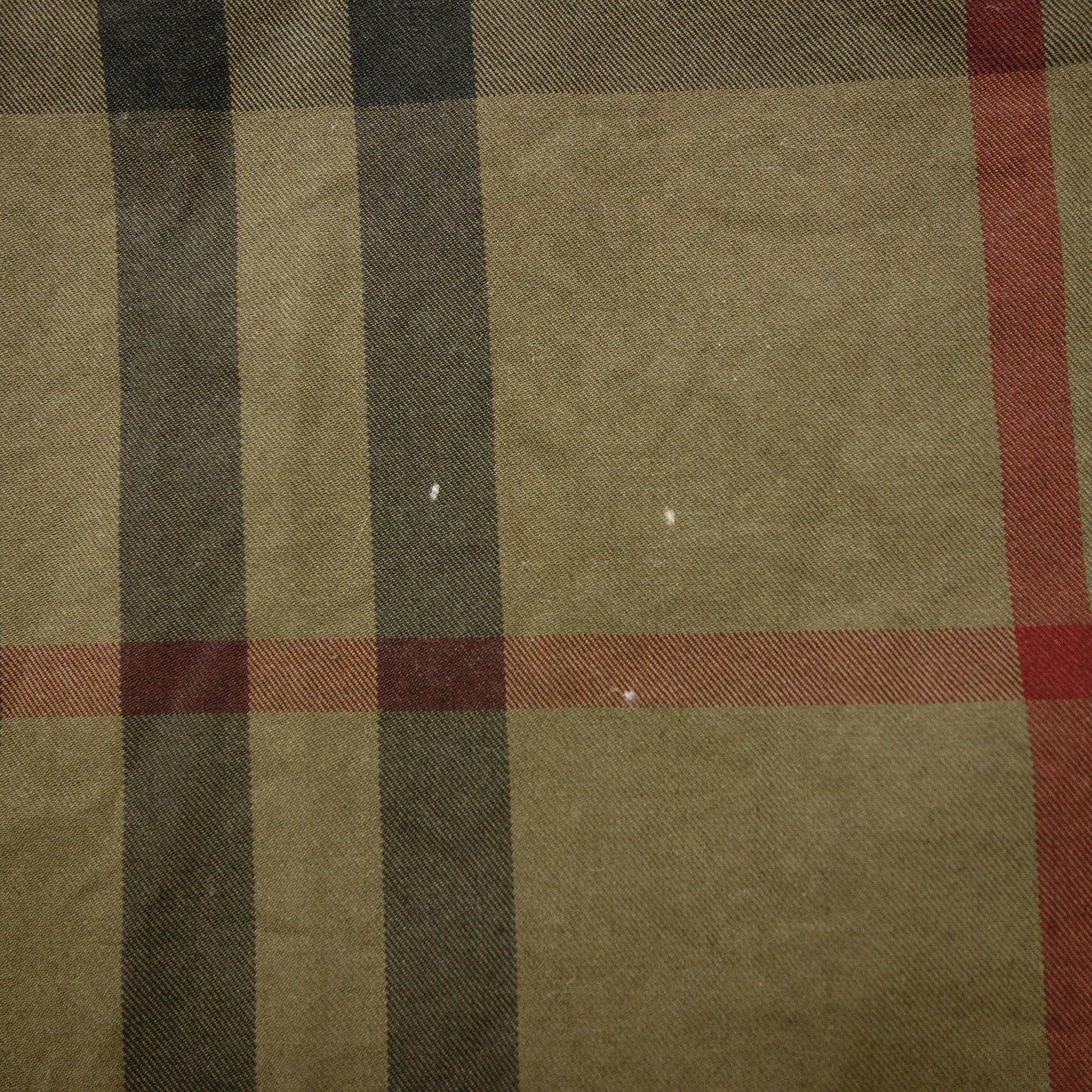 中古◆バーバリーロンドン シャツ 2ポケット チェック オリーブ BURBERRY LONDON【AFB40】