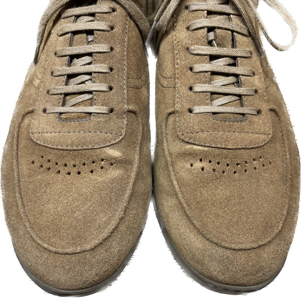 状况良好◆John Lobb 运动鞋绒面革 UK8.5 棕色 JOHN LOBB
