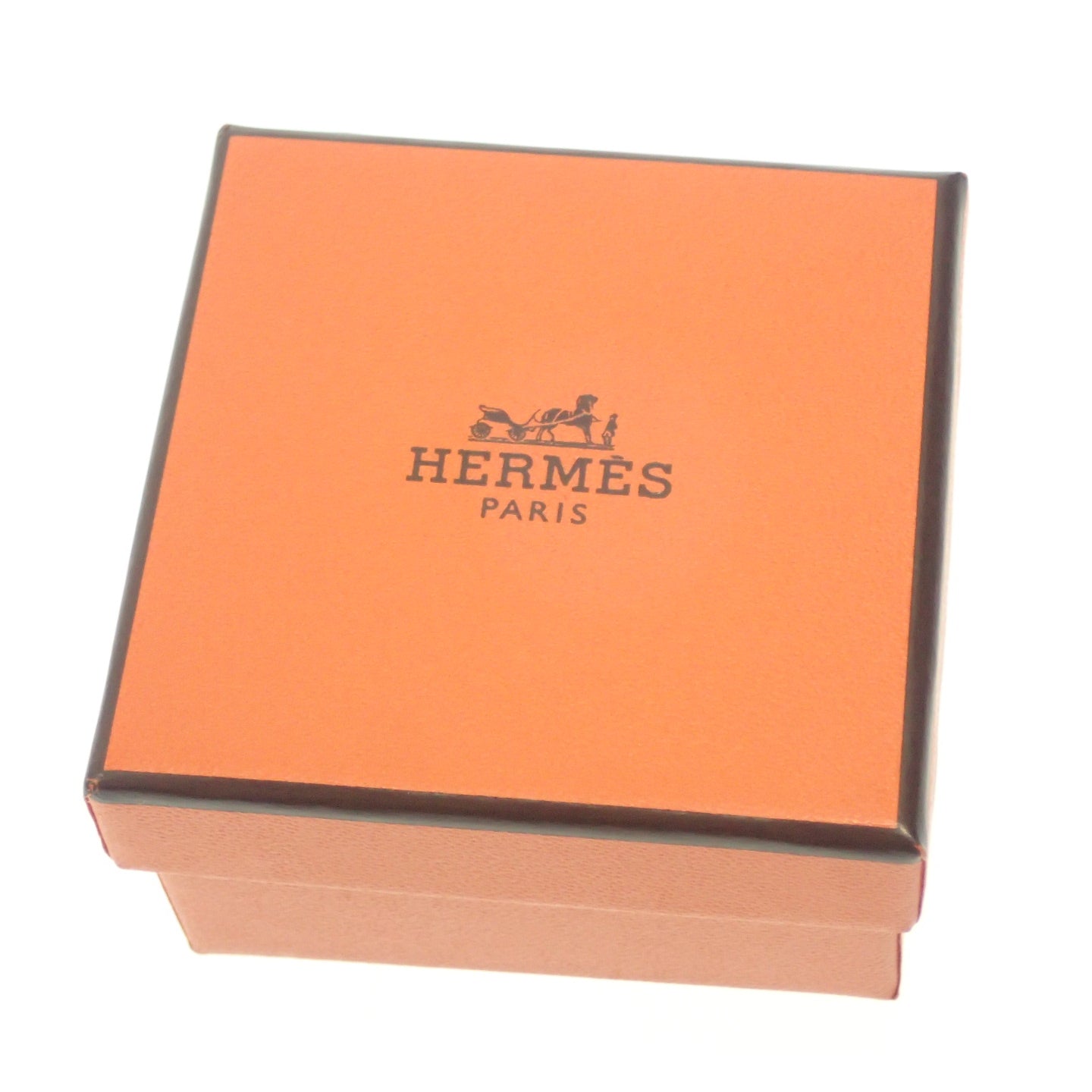 エルメス スカーフリング トリオ ゴールド 箱 HERMES【AFI8】【中古】