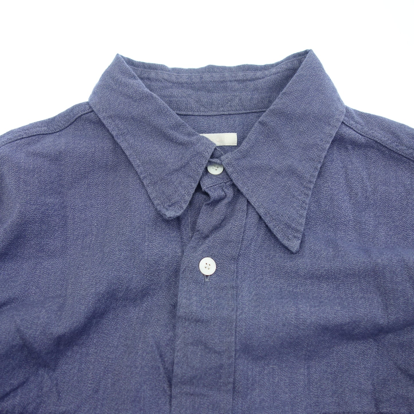 コモリ シャツ コットン ワークシャツ U03-020 メンズ パープル系 2 COMOLI【AFB2】【中古】