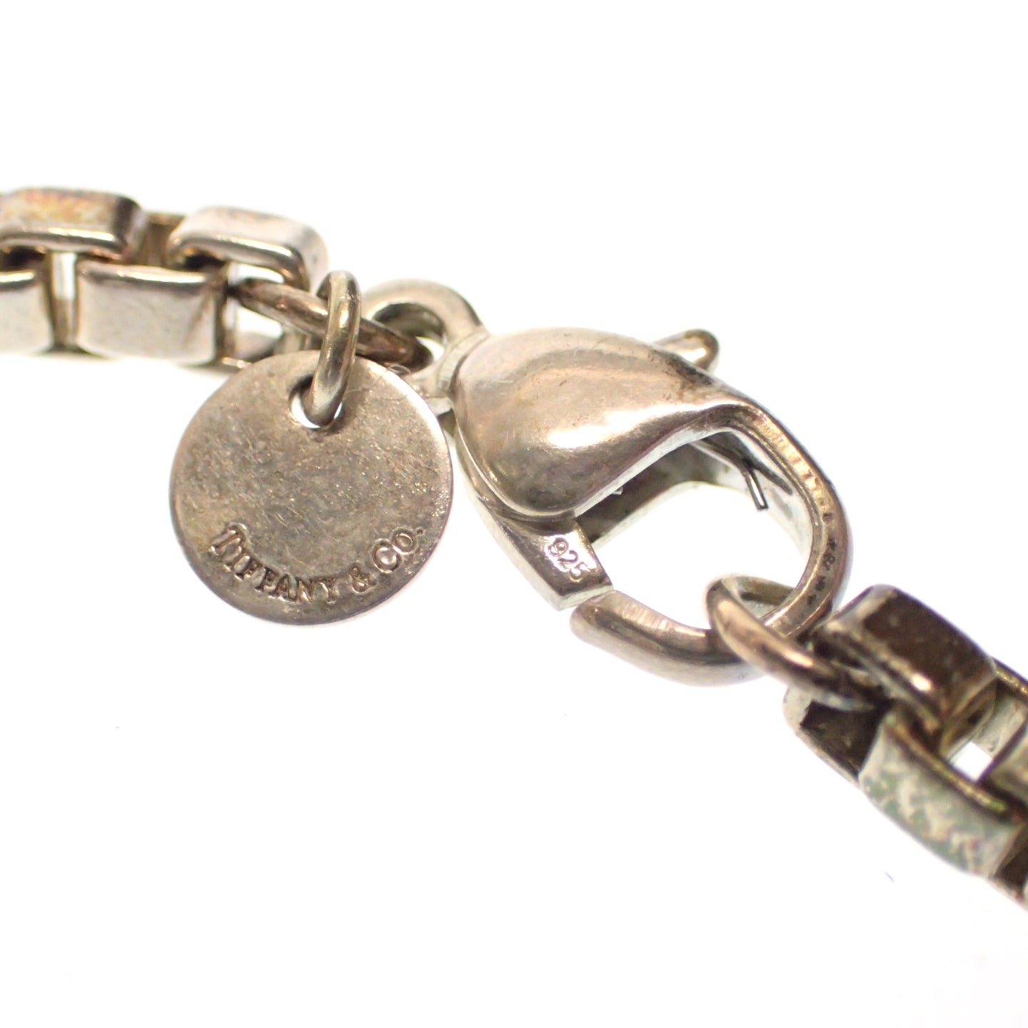 中古◆ティファニー ブレスレット ベネチアン SV925 シルバー 箱付き Tiffany&Co.【LA】