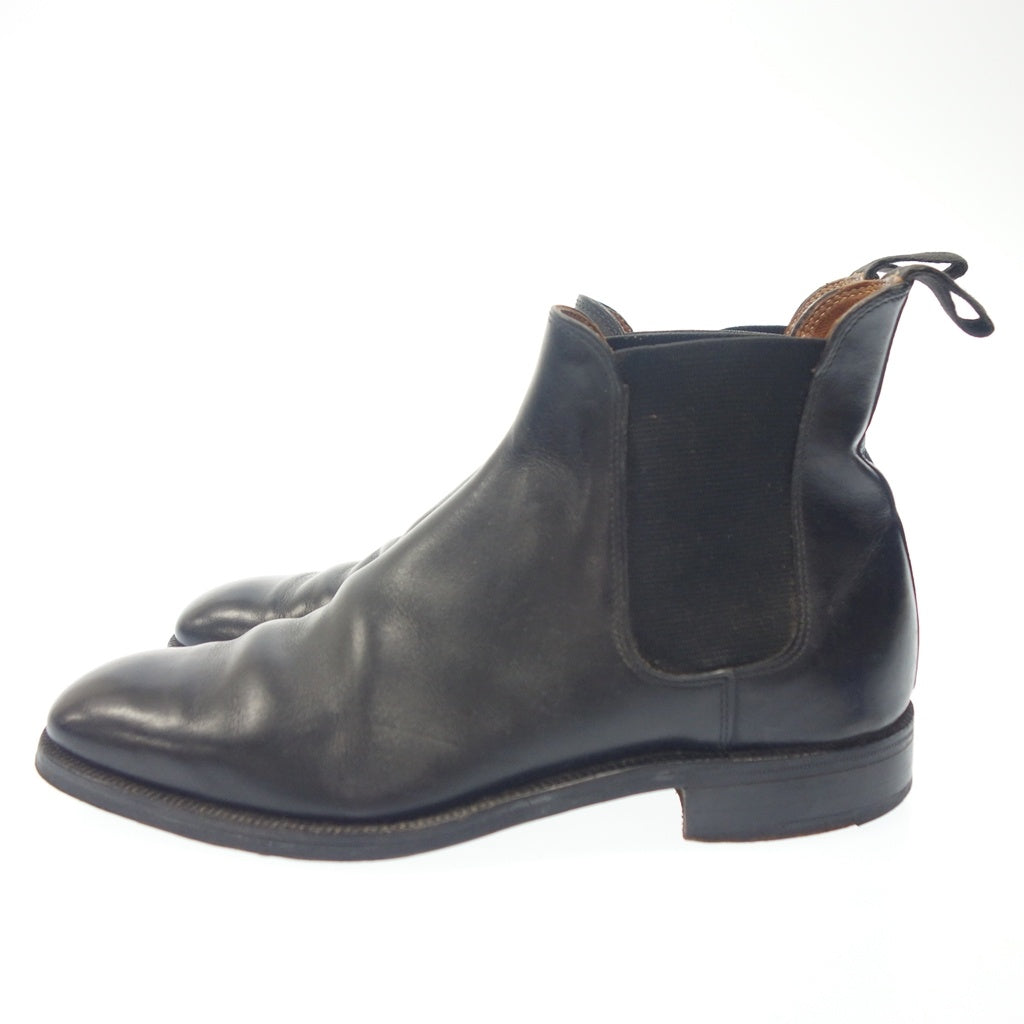 美品◆クロケット&ジョーンズ チェルシー サイドゴアブーツ メンズ ブラック系 5.5E CROCKETT&JONES【AFC29】