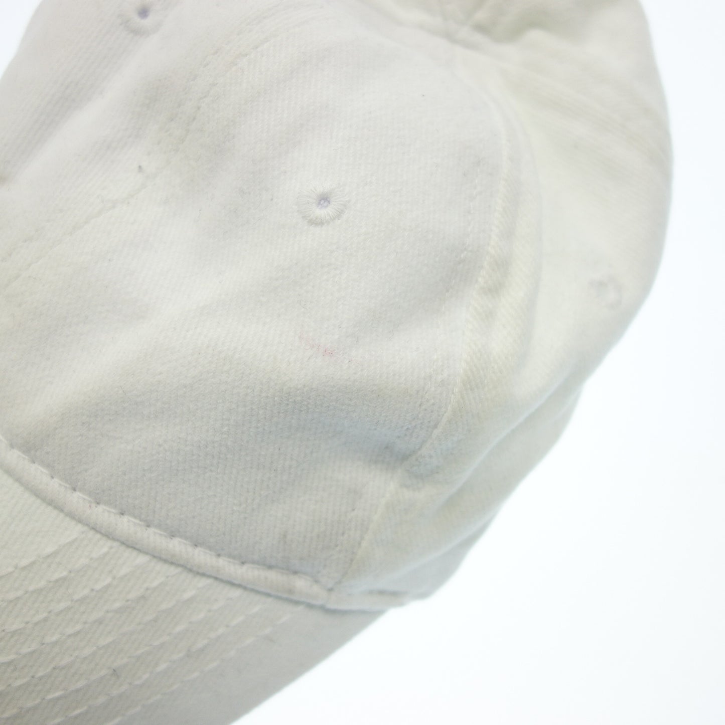 バレンシアガ ベースボールキャップ ロゴ ホワイト BALENCIAGA【AFI22】【中古】