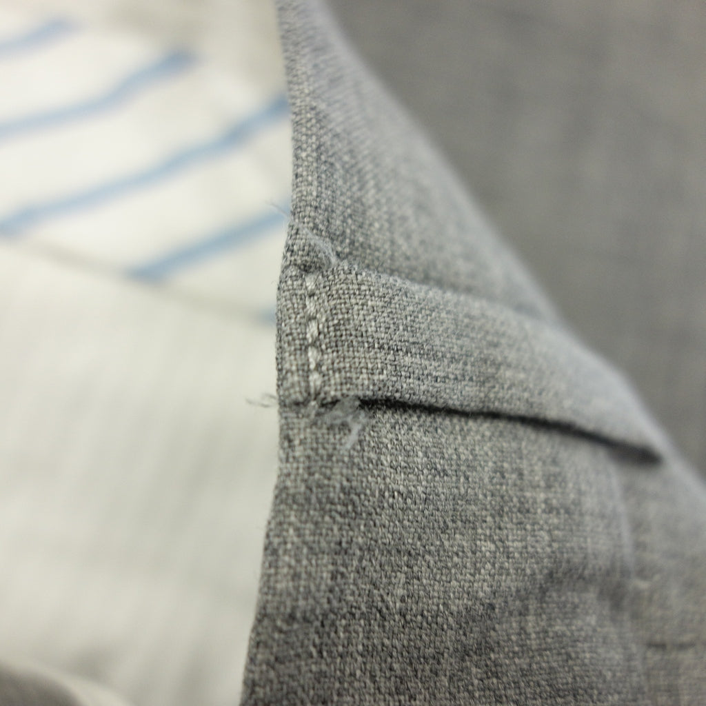 美品◆エルメネジルド ゼニア スラックス ウール メンズ グレー系 サイズ44 Ermenegildo Zegna【AFB44】