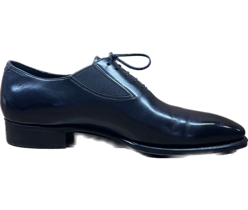 極美品◆コルテ レザーシューズ EASY サイドゴア プレーントゥ 黒 8.5 CORTHAY