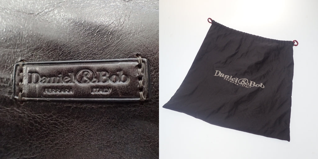 中古◆ダニエル&ボブ トートバッグ クロドーロ ローディー 2WAY レザー ブラウン Daniel&Bob CULODORO RODI【AFE11】