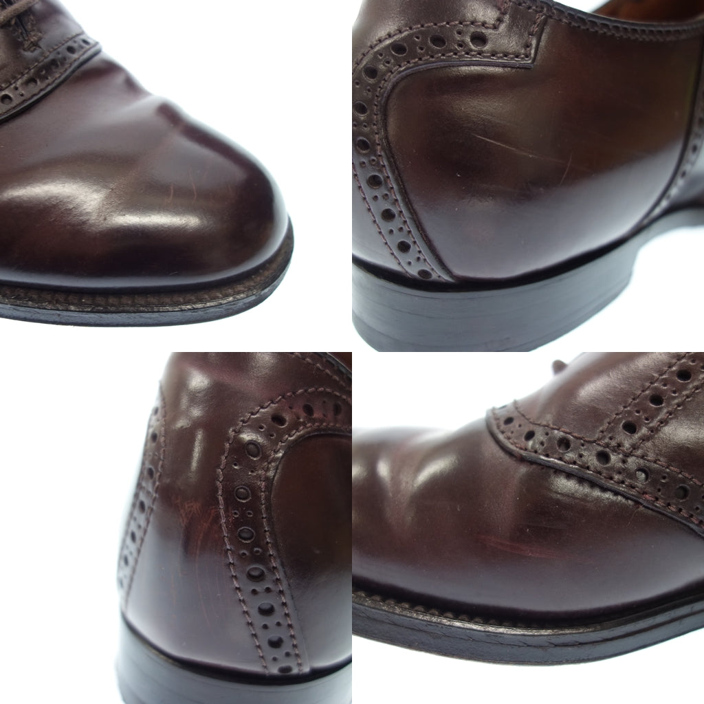 美品◆オールデン サドルシューズ 994 コードバン メンズ 9.5 茶 ALDEN【AFC51】