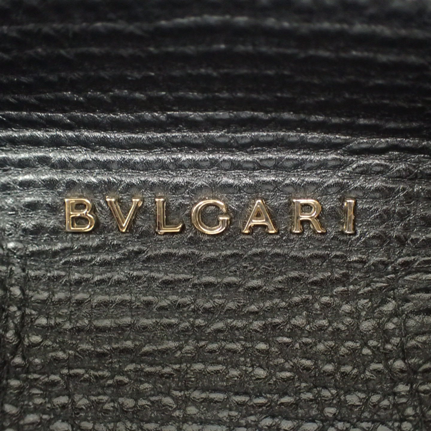 中古◆ブルガリ ハンドバッグ レオーニ レザー ブラック BVLGARI【AFE11】