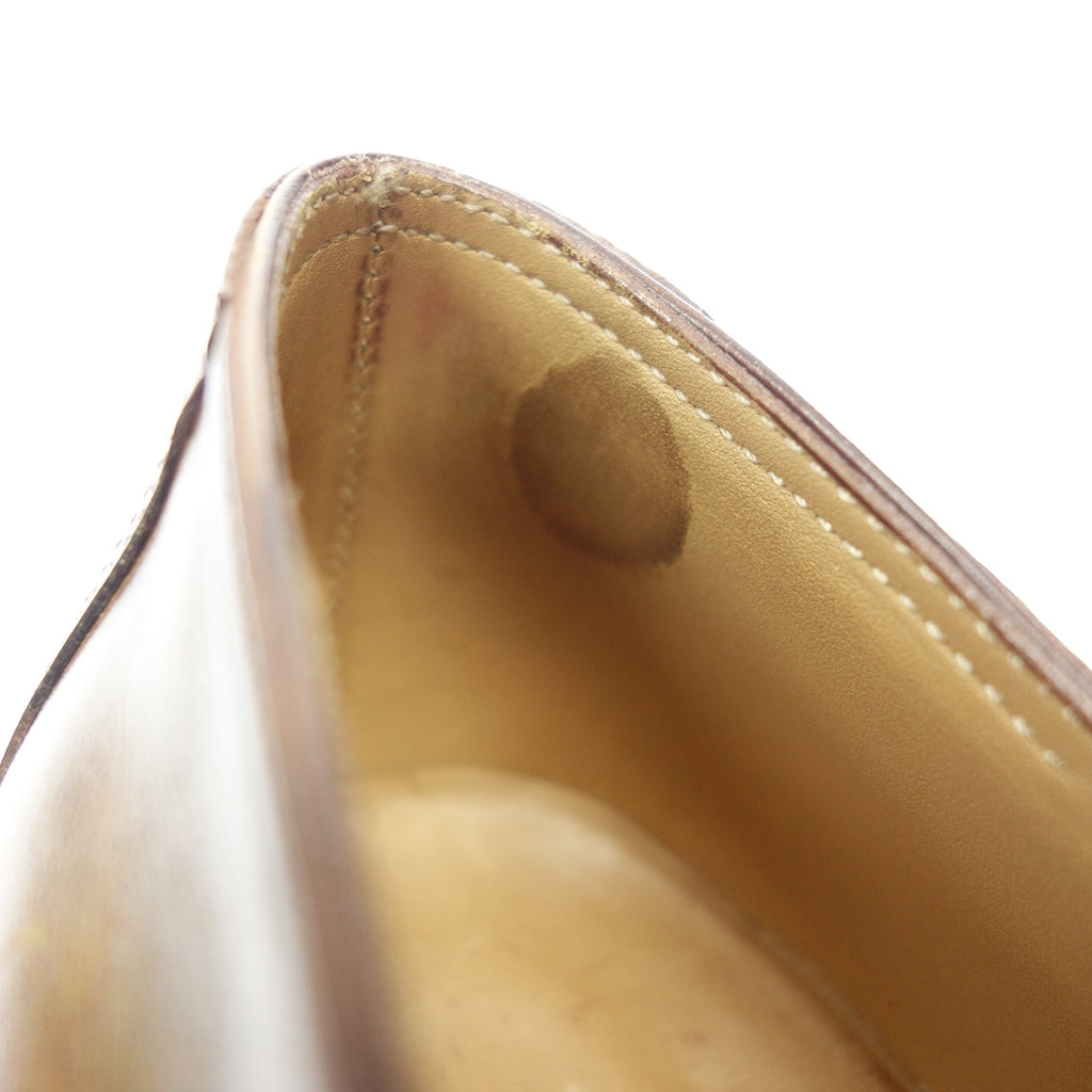 極美品◆ベルルッティ レザー ローファー アンディ 0348 メンズ サイズ7.5 茶系 Berluti ANDY【AFI12】