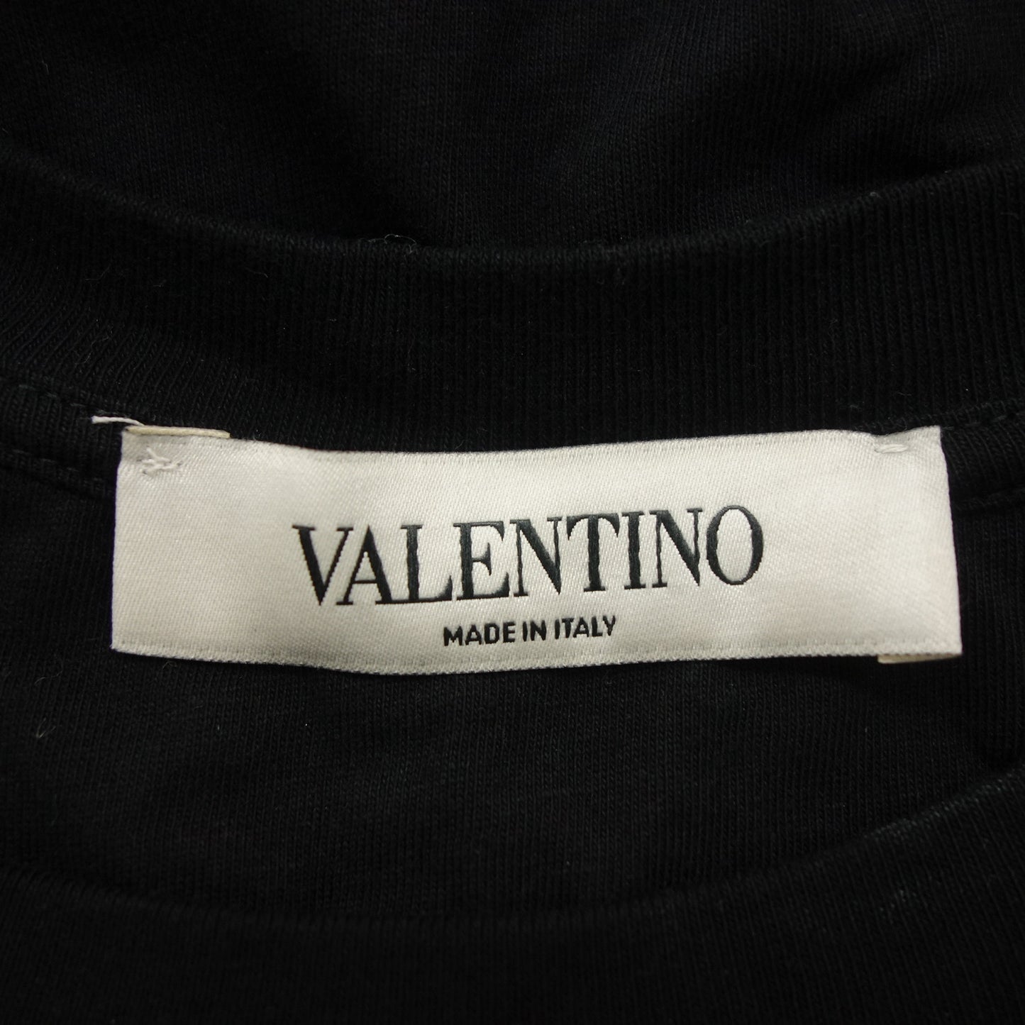 ヴァレンティノ VLTNロゴ Tシャツ カットソー 2019 レディース ブラック XS VALENTINO【AFB4】【中古】