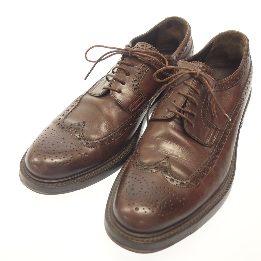 SANTONI サントーニ ウィングチップ 革靴 レザー 8.5F - ファッション