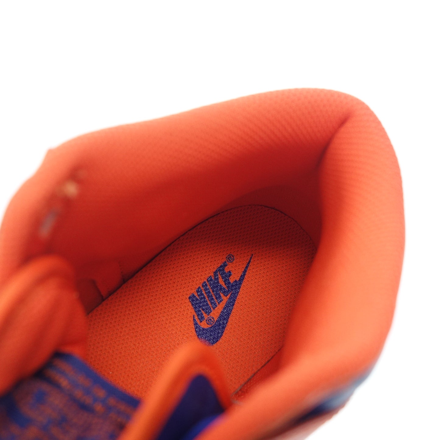 ナイキ スニーカー ダンクハイ レトロ DD1399-800 オレンジ×ディープロイヤル メンズ 28cm 箱付き NIKE【AFD4】【中古】