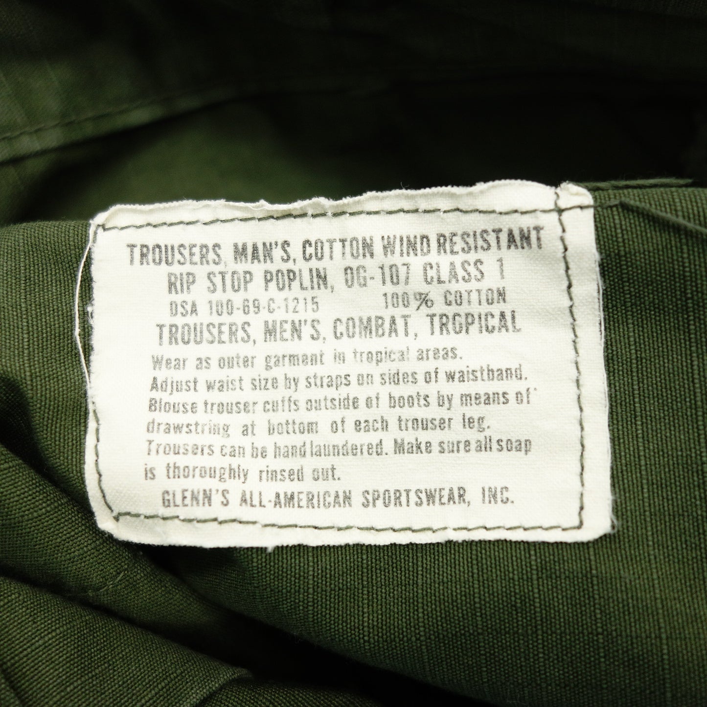 米軍 カーゴパンツ トラウザー リップストップ メンズ グリーン S US ARMY【AFB9】【中古】