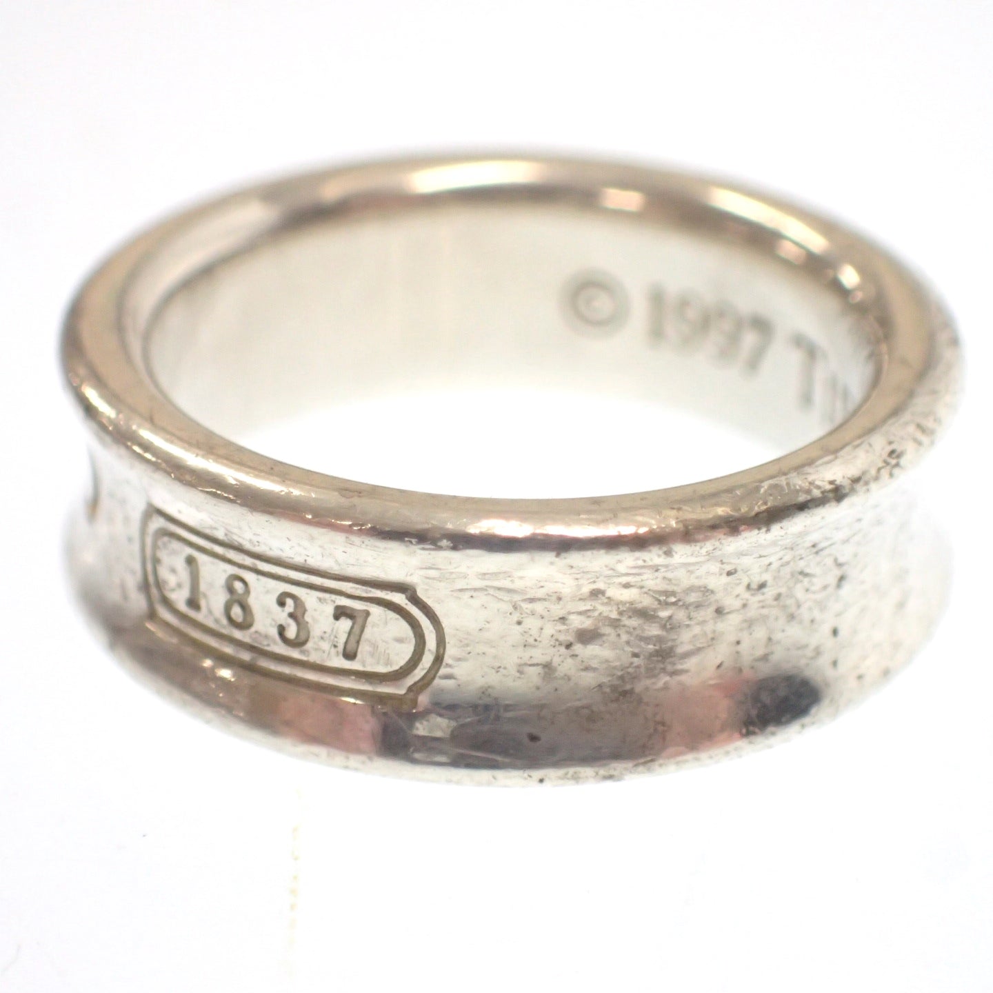 中古◆ティファニー1837 指輪 ナローリング SV925 シルバー Tiffany&Co.【LA】