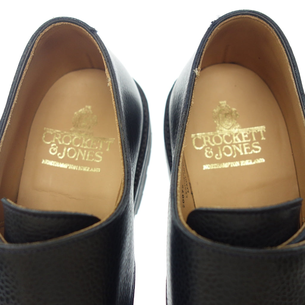 極美品◆クロケット&ジョーンズ レザーシューズ TAY3 グレインレザー メンズ ネイビー UK7.5E crokett&jones【LA】