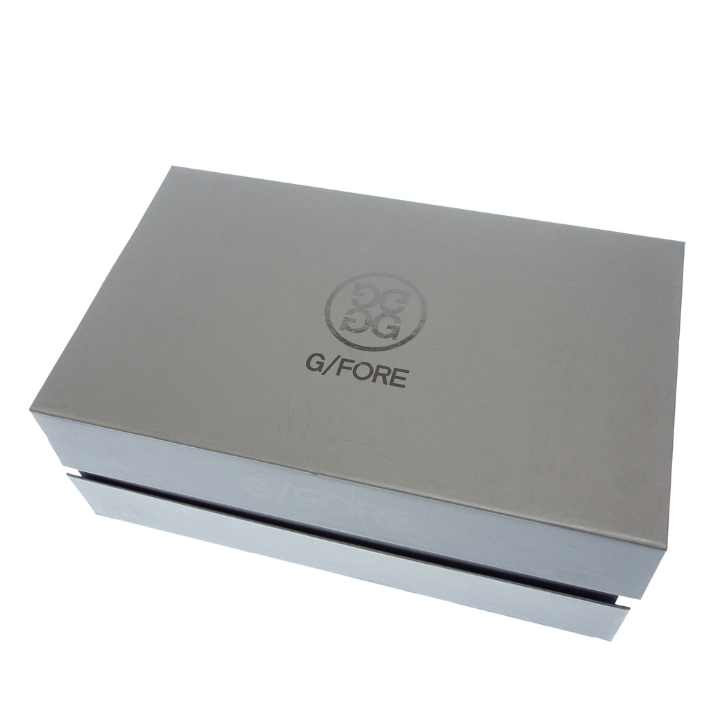 新品同様◆ジーフォア ゴルフシューズ G4MS23EF01 メンズ ホワイト ピンク サイズ25.5 G/FORE【AFD9】