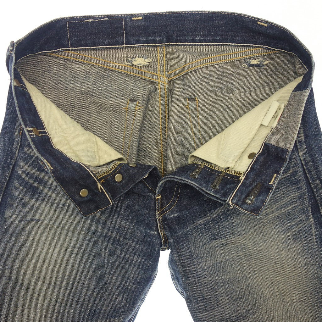 美品◆リーバイス デニムパンツ LVC 66501 復刻 日本製 ユーズド加工 メンズ インディゴ サイズW29 L34 LEVI'S【AFB6】