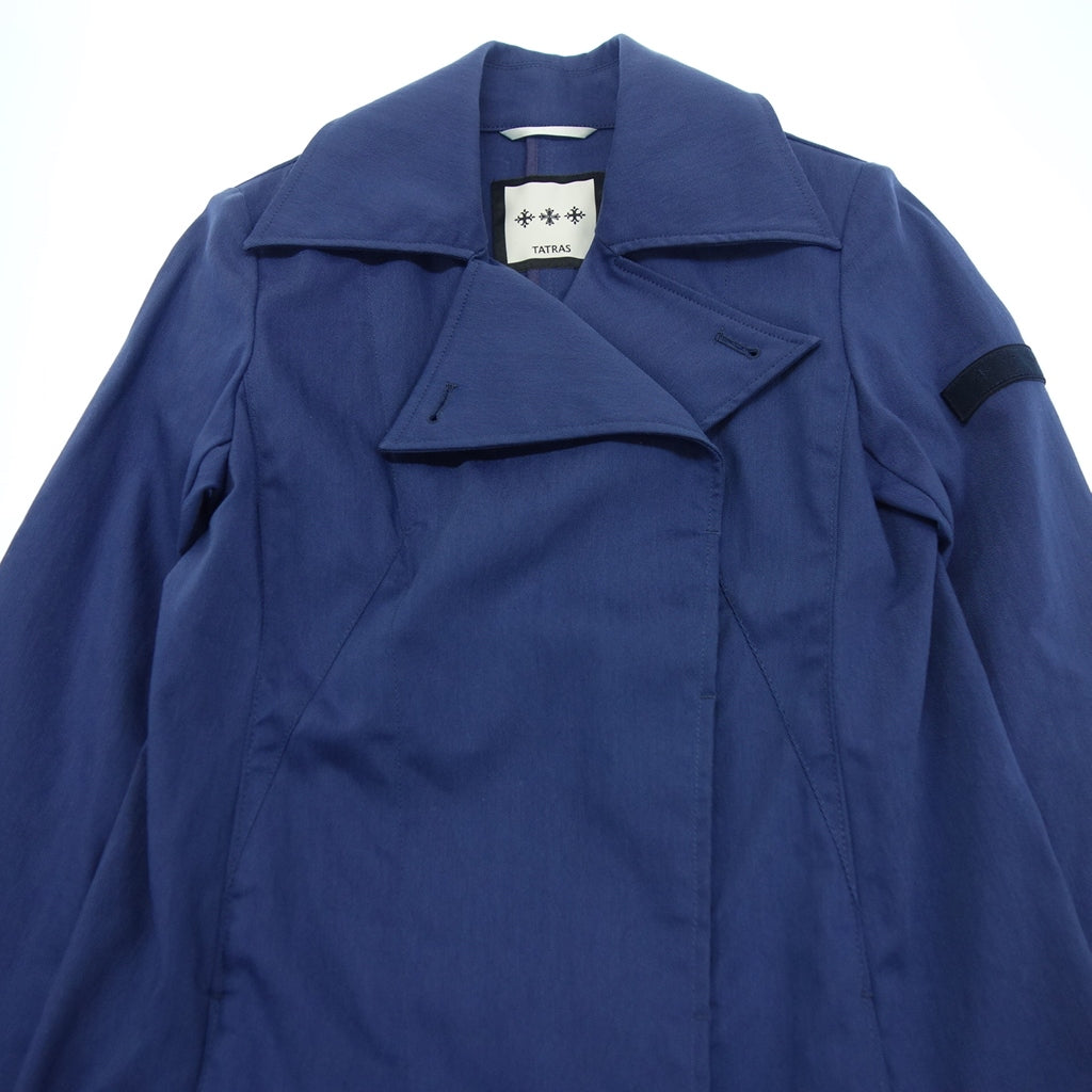極美品◆タトラス コート アンジェラ LTA15S4467 レディース ブルー 01【AFB29】