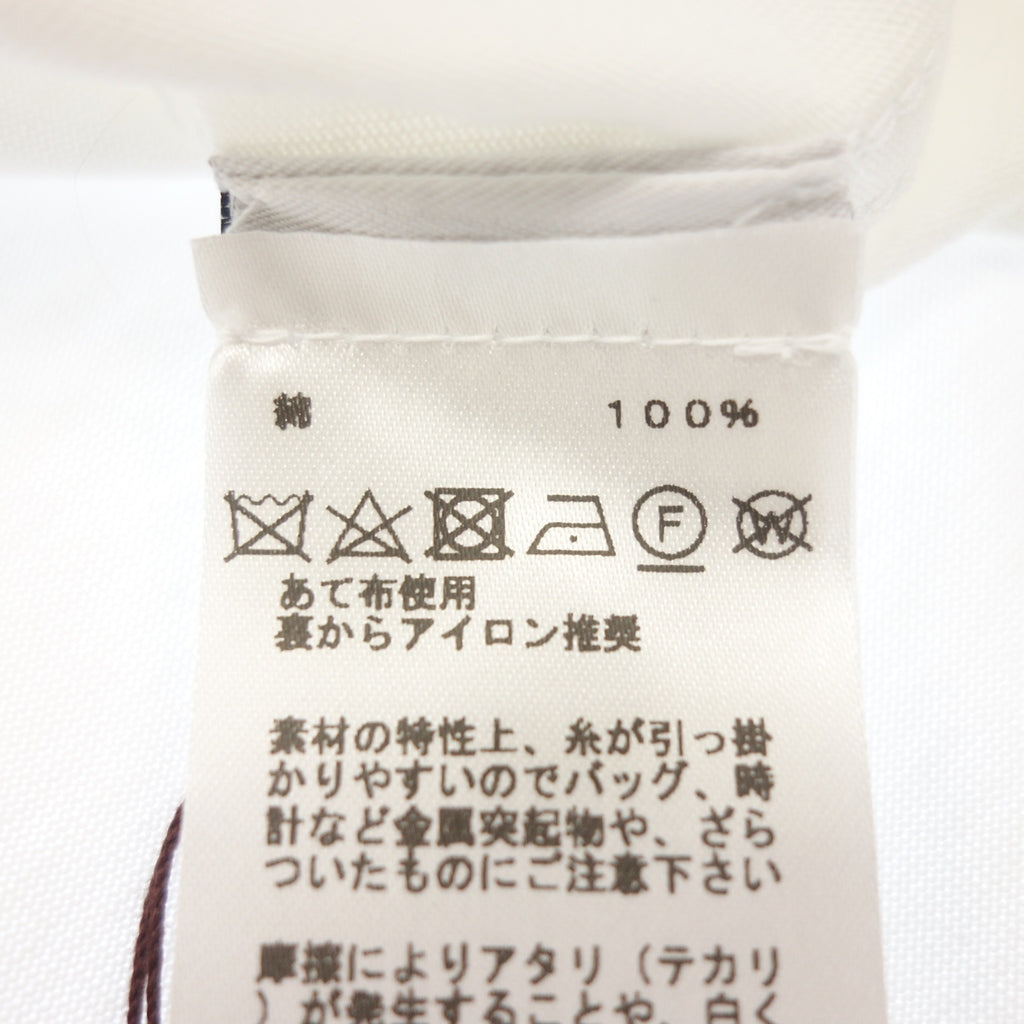 新品同様◆エルメス Tシャツ セリエステッチ コットン メンズ ホワイト サイズL HERMES【AFB48】