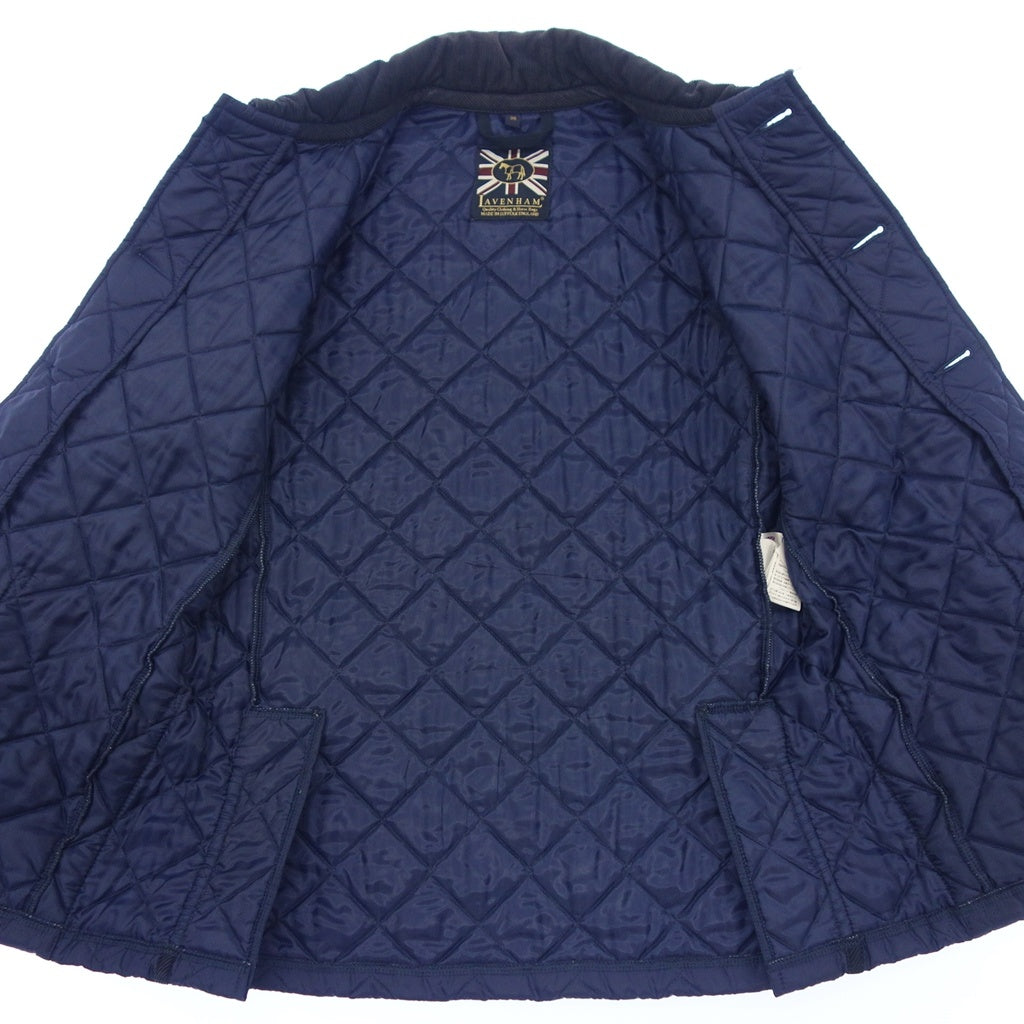 美品◆ラベンハム キルティングコート レクサム メンズ ネイビー サイズ36 LAVENHAM【AFB1】
