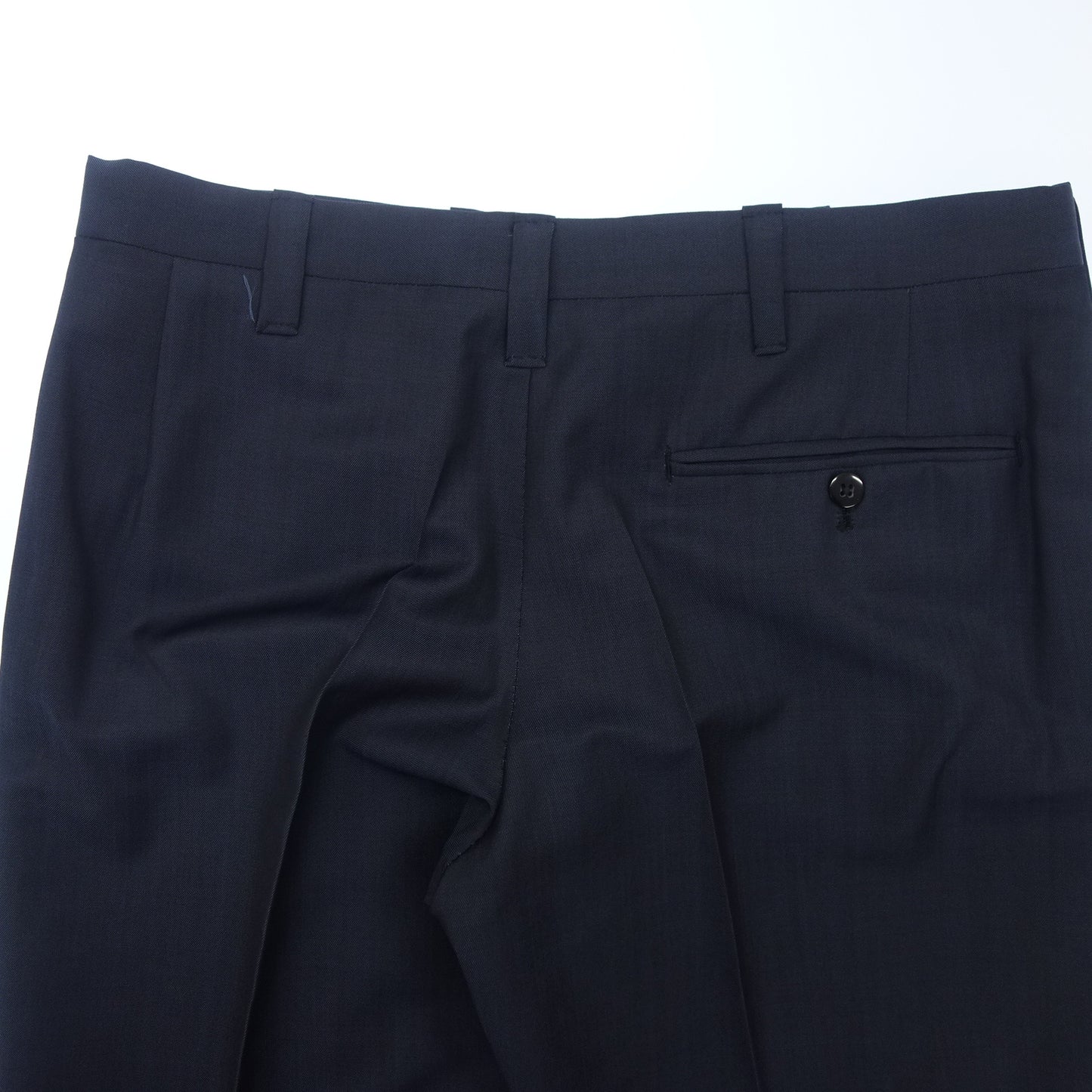 レ スパーデ ナポリ スラックスパンツ メンズ 44 ネイビー LE SPADE NAPOLI【AFB43】【中古】