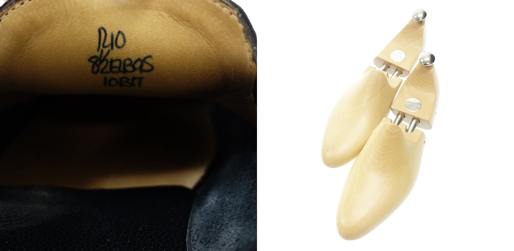 美品◆ジョンロブ レザーシューズ ローファー メンズ ネイビー サイズ8.5 LOPEZ JOHN LOBB【AFC36】