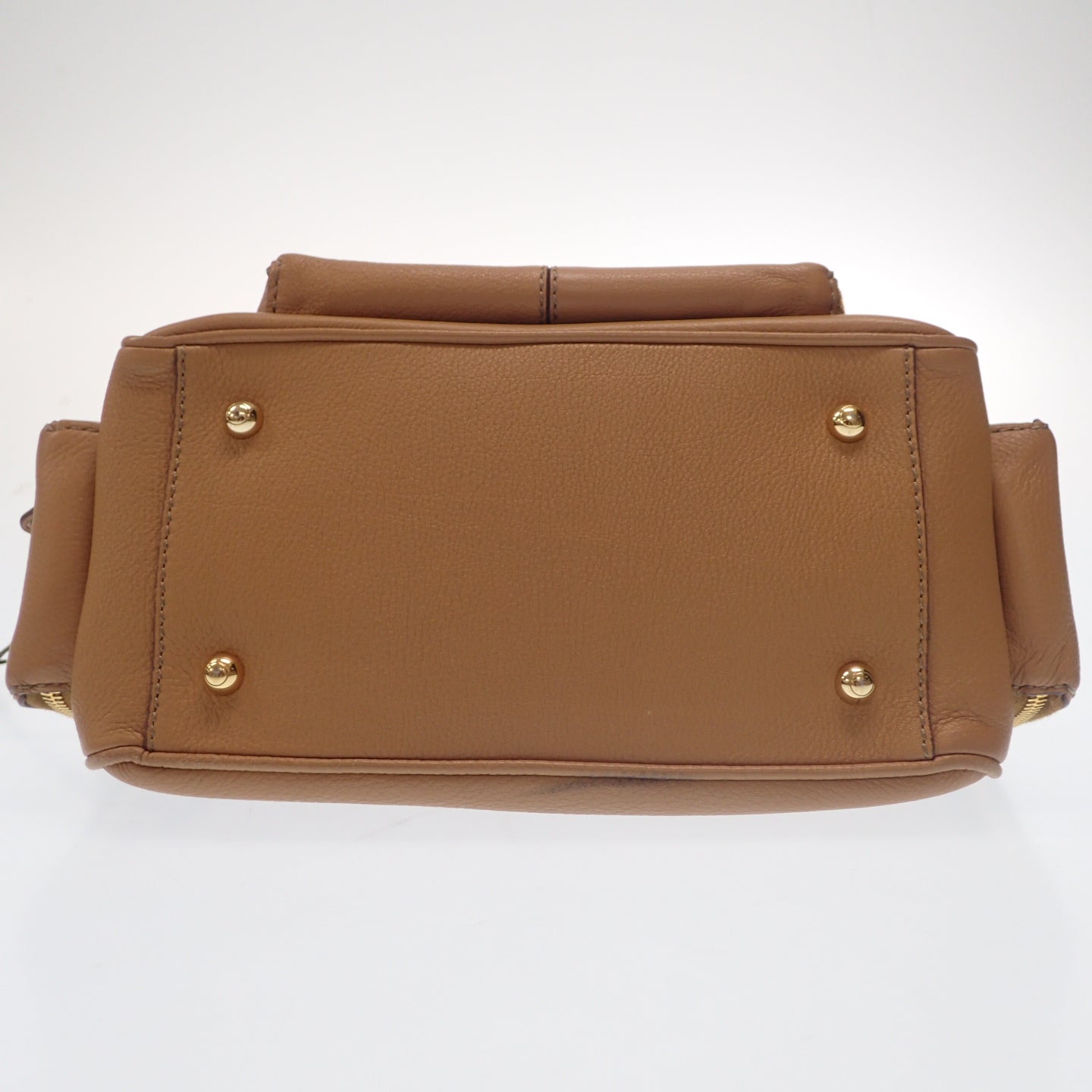 トッズ ハンドバッグ ワンショルダー レザー ゴールド金具 TOD'S【AFE12】【中古】