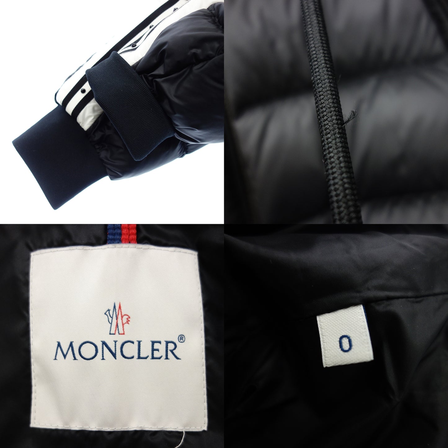 モンクレール ダウン ジャケット STELLAIRE JACKET 22AW H20911A00107 メンズ ブラック 0 MONCLER【AFA16】【中古】