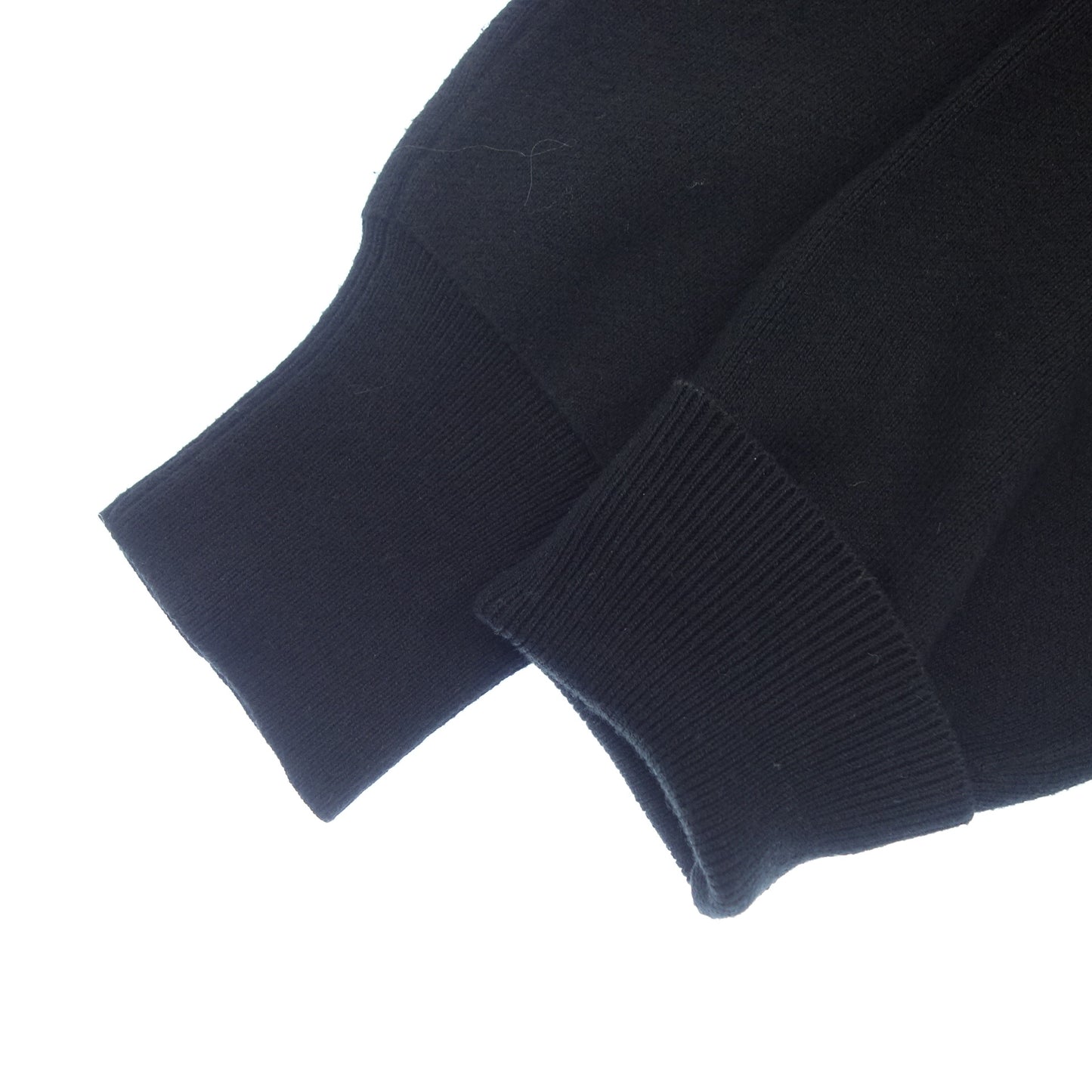 美品◆セオリー リュクス パーカー ニット プルオーバー カシミヤ混 レディース ブラック系 サイズ38 theory luxe【AFB51】