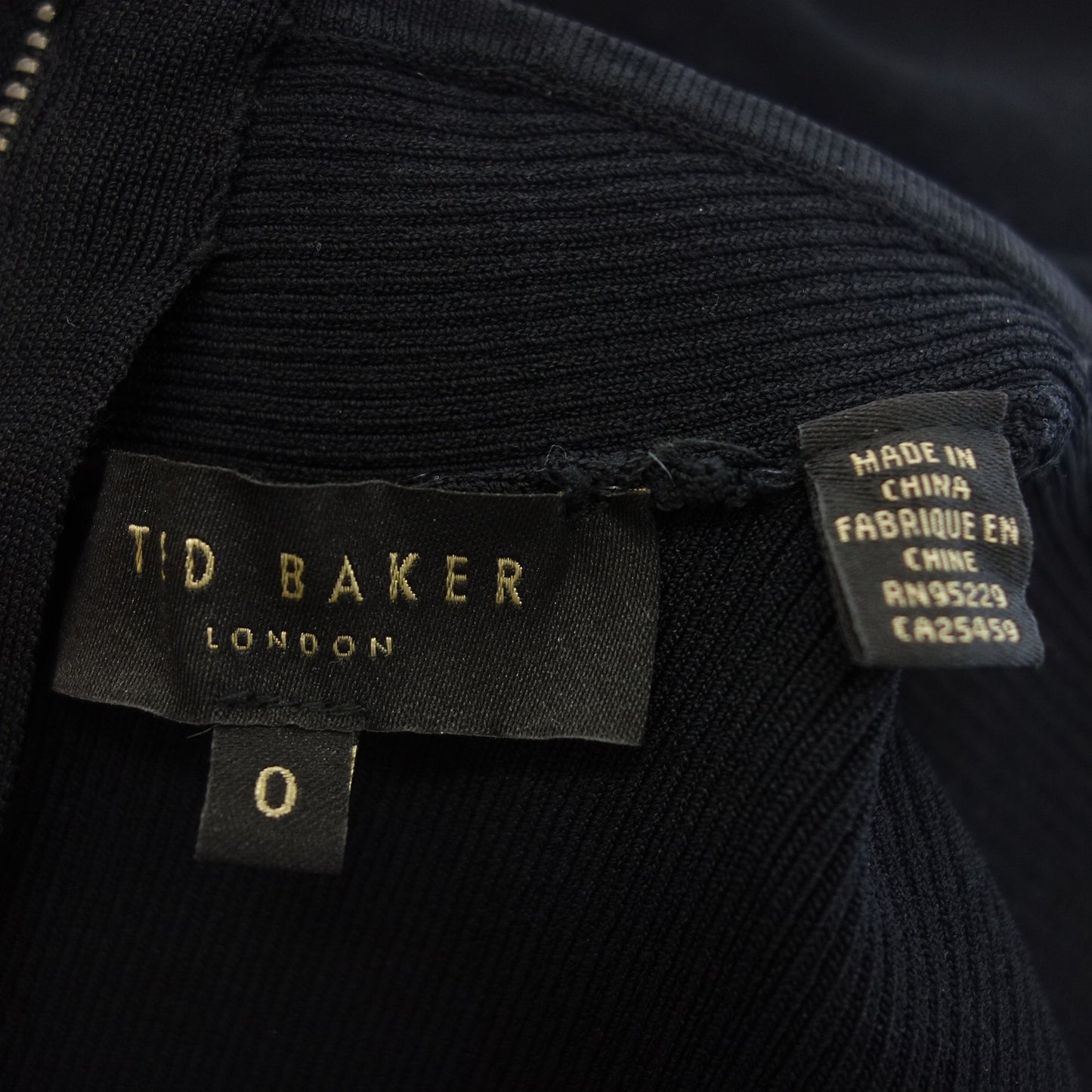 テッド ベーカー ロンドン ノースリーブ ワンピース レディース ブラック 0 TED BAKER LONDON【AFB21】【中古】