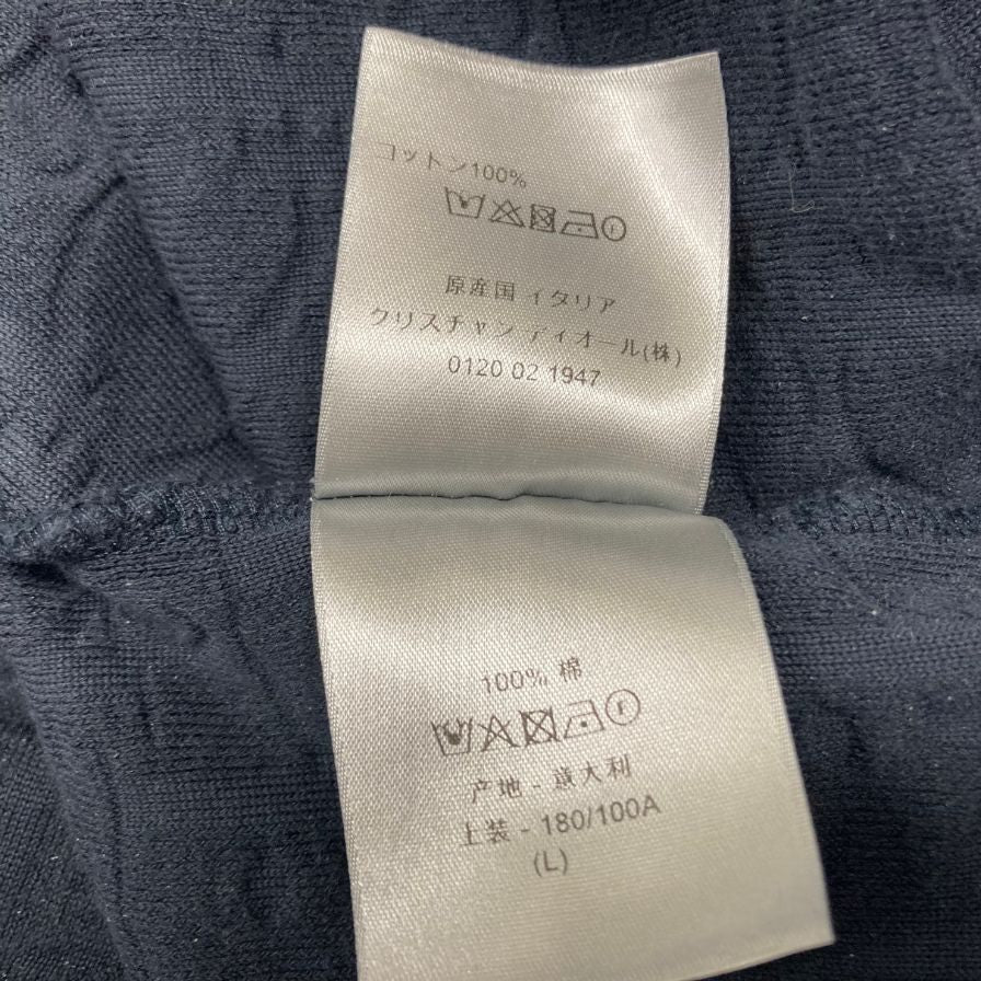 ディオールオム 21SS Tシャツ オブリーク ブルー サイズL DIOR HOMME【AFB16】