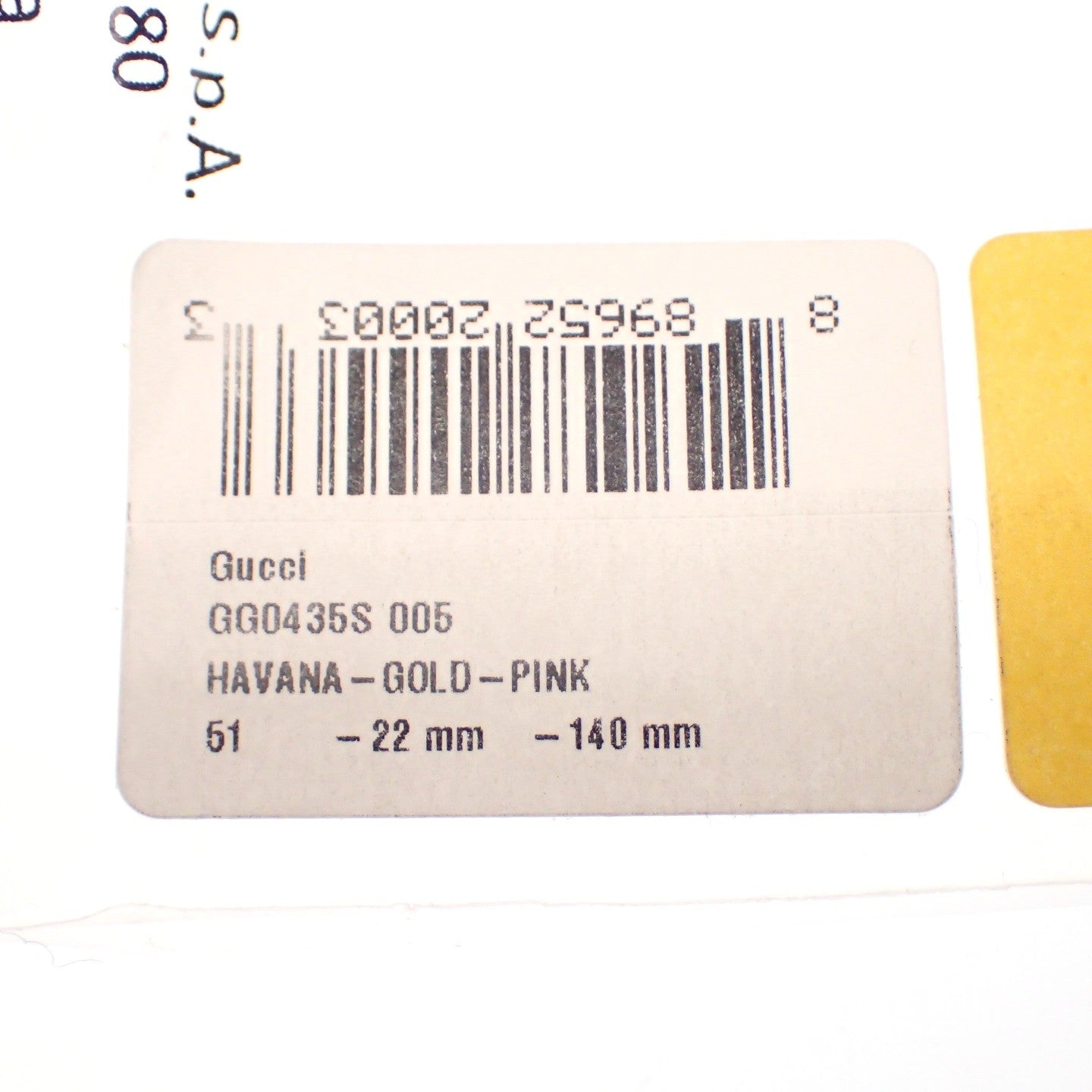 未使用◆グッチ サングラス カラーレンズ 51□22-140 GG0435S 赤 ケース付 レディース GUCCI【AFI12】