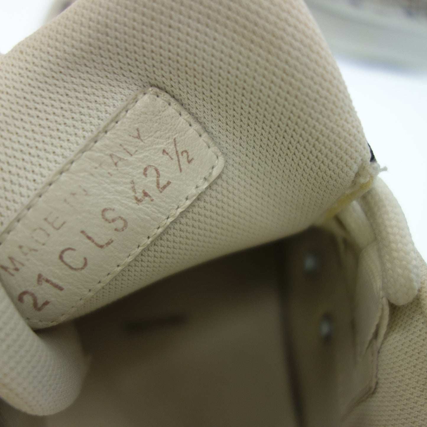 ディオール オブリーク テクニカル ファブリック スニーカー メンズ 42.5 白 Dior【AFC54】【中古】