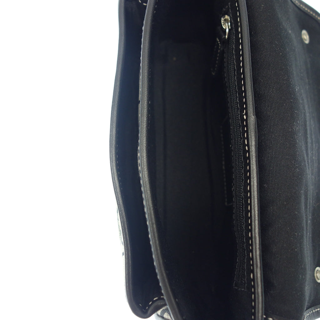 美品◆コーチ ショルダーバッグ ブラック×グレー ショルダーバッグ COACH【AFE1】