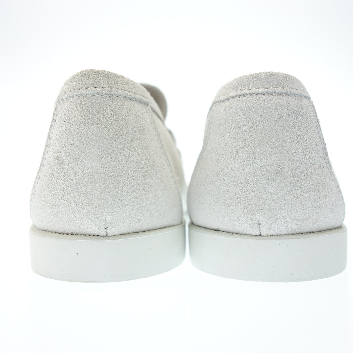 イルモカシーノ ローファー スエード ビット ラバー メンズ 39 白 IL MOCASSINO【AFD2】【中古】