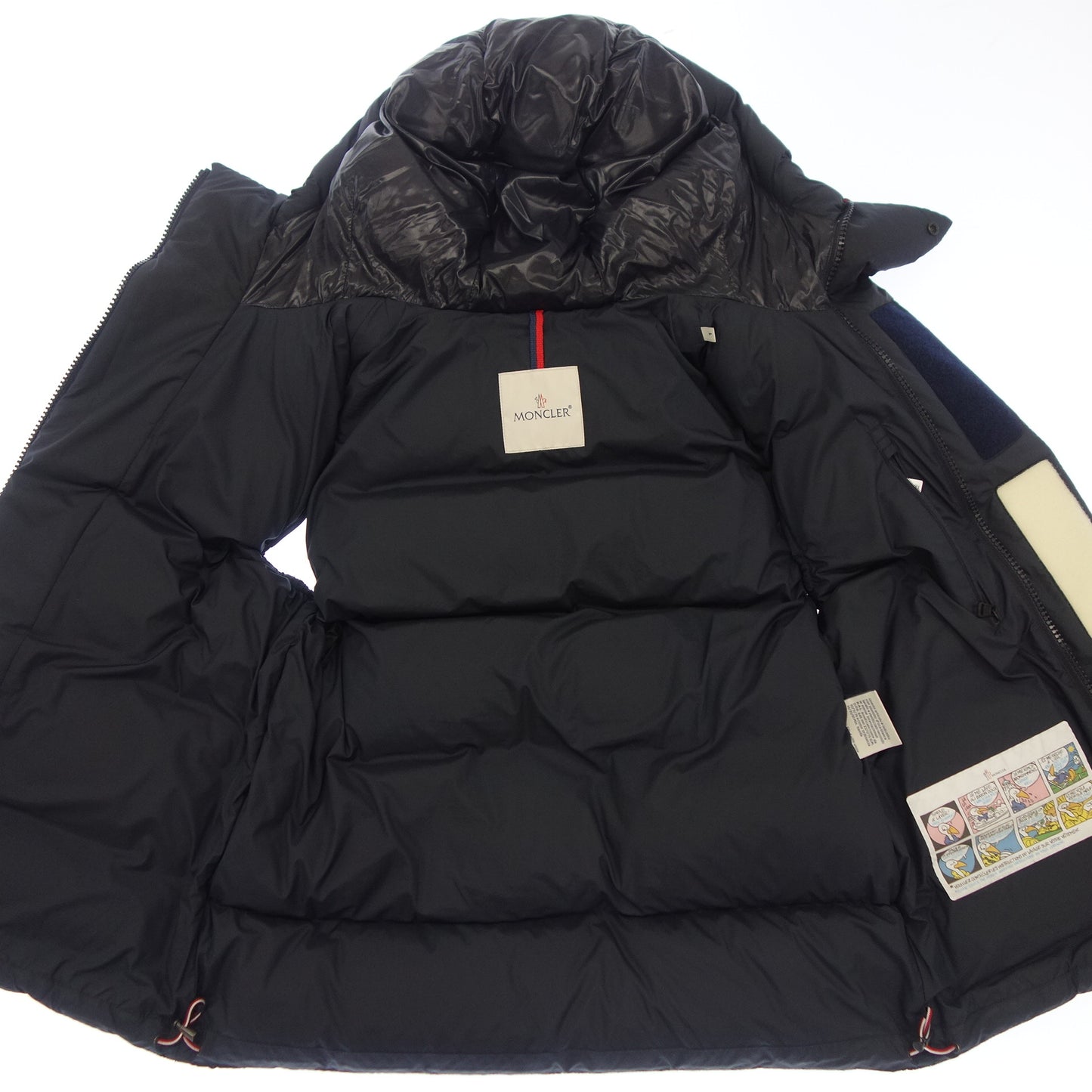 モンクレール ダウンベスト E20914336805 メンズ 1 ネイビー MONCLER【AFB9】【中古】