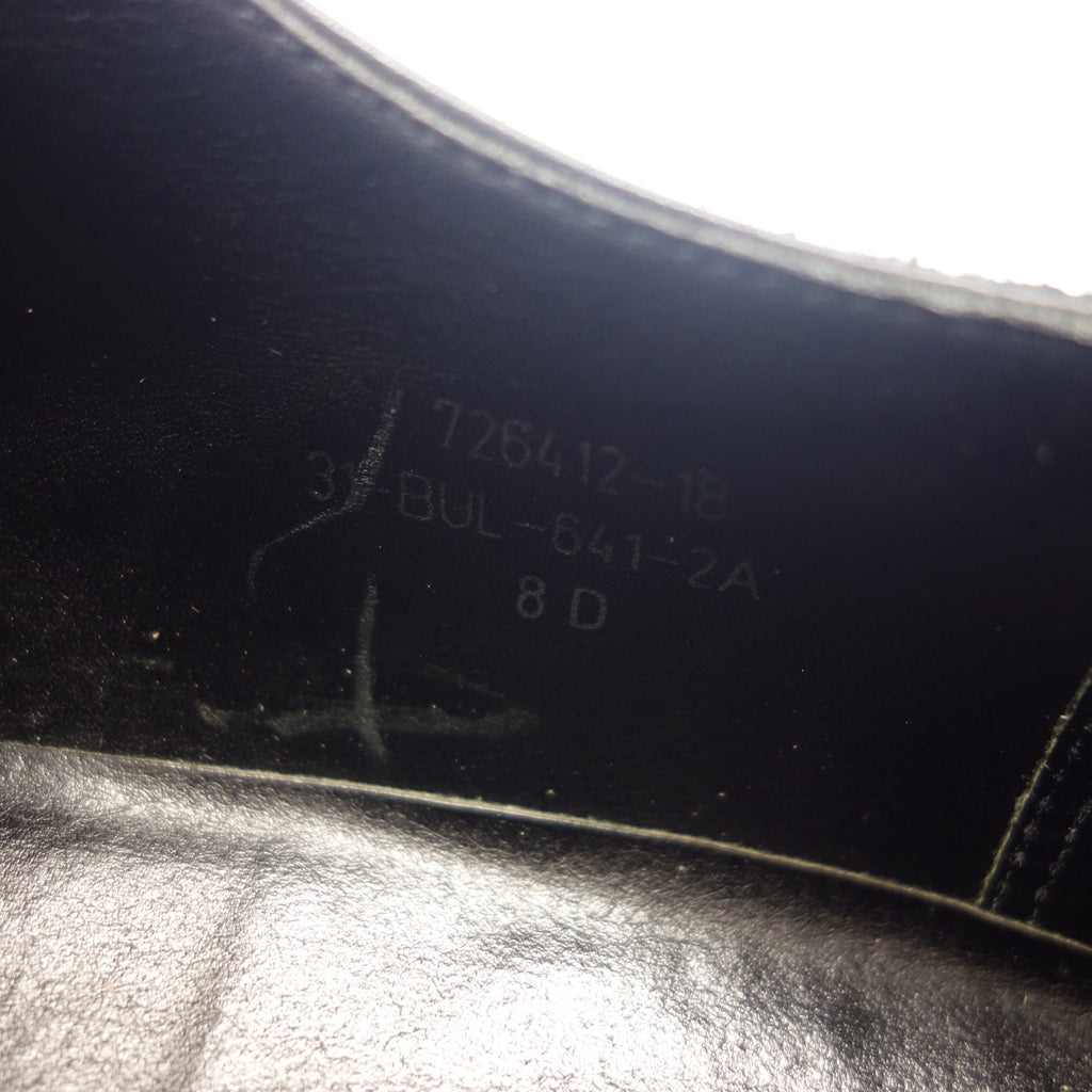 美品◆ジェイエムウエストン ゴルフ レザーシューズ 641 スエードコンビ ブラック サイズ8D J.M.WESTON【LA】