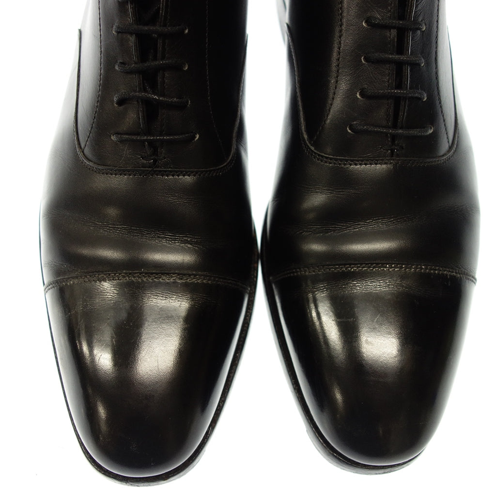 中古◆クロケット&ジョーンズ レザーシューズ ストレートチップ AUDLEY メンズ 9E ブラック系 CROCKETT&JONES【AFC15】