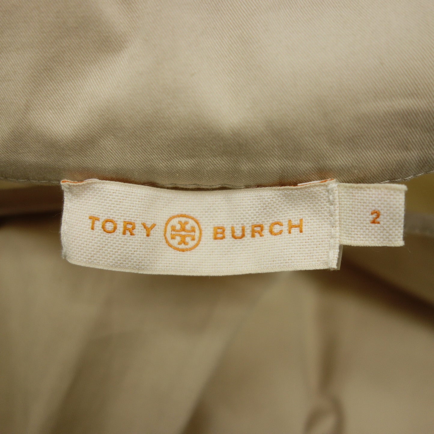 トリーバーチ ワンピース リブウエスト レディース ベージュ 2 TORY BURCH【AFB6】【中古】