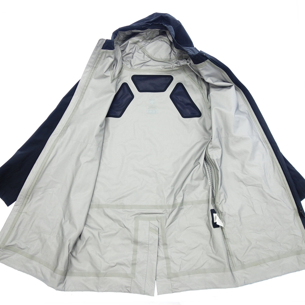 美品◆デサント オルテライン ロングコート メンズ ネイビー サイズL DIA3505 DESCENTE ALLTERAIN【AFB20】
