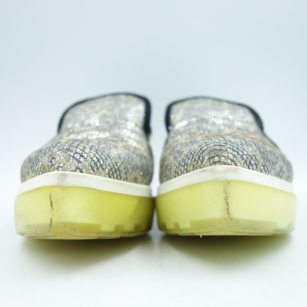 中古◆ジミーチュウ グリッター ラメ スニーカー レディース 36 シルバー JIMMY CHOO【AFD7】