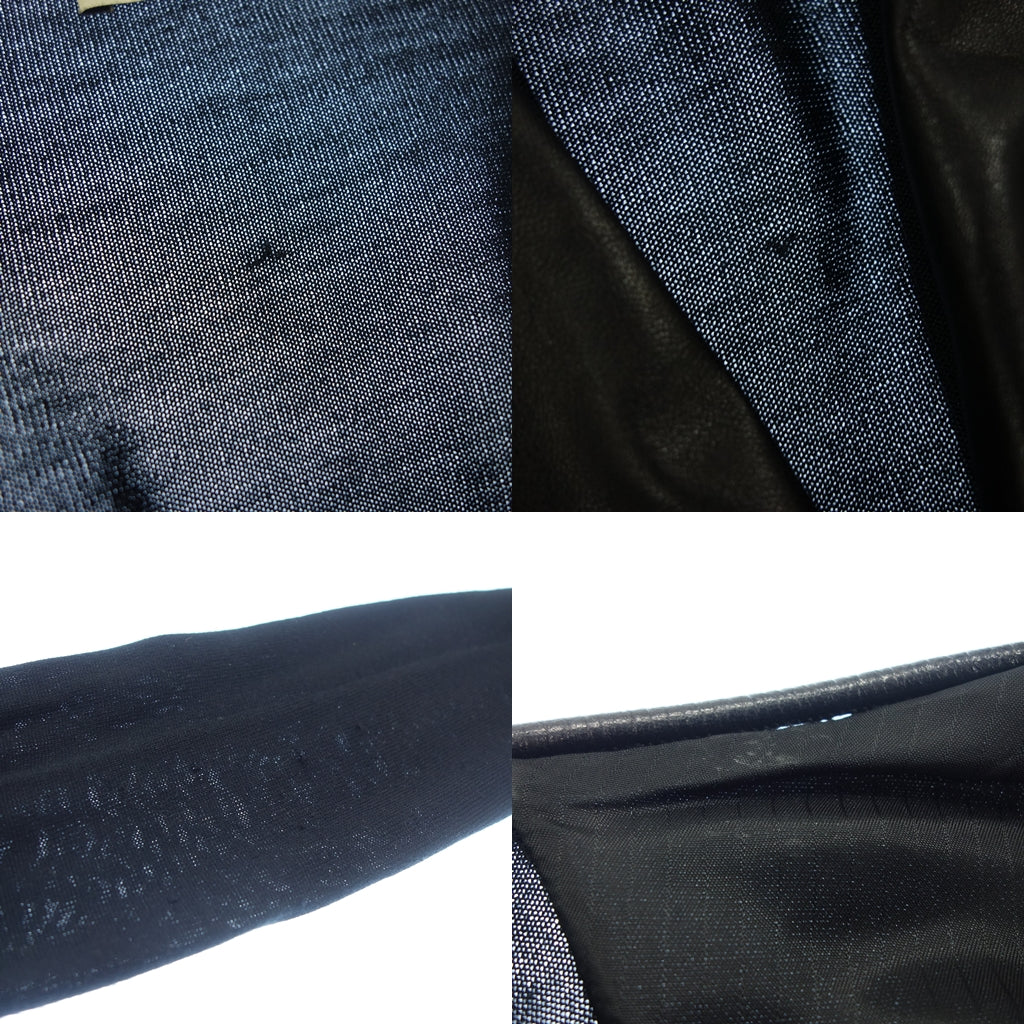 中古◆バレンシアガ ジャケット シースルー レザー切替 レディース 40 黒 BALENCIAGA【AFB50】