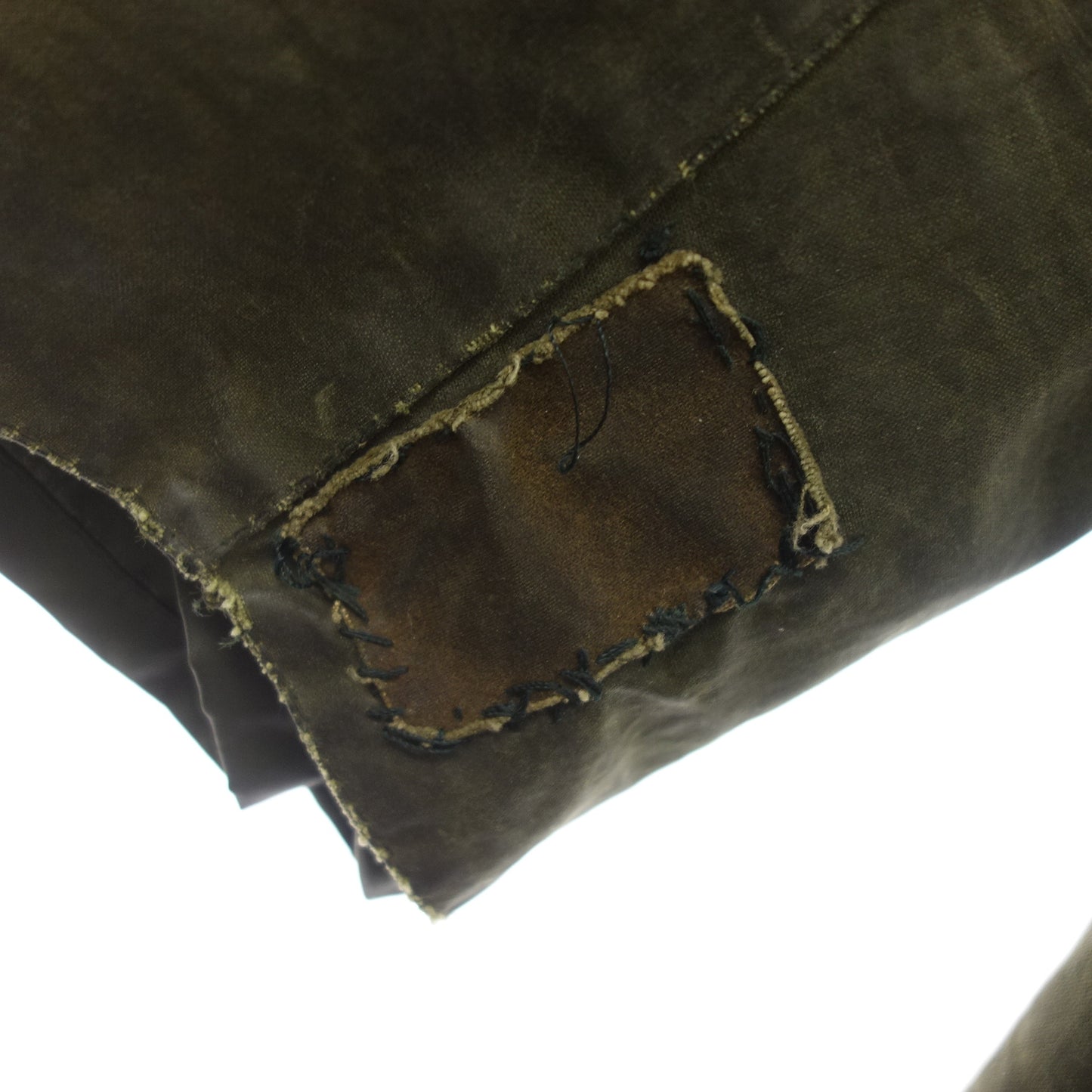 中古◆バブアー オイルドコート ジャケット ノーザンブリア 1990年代 サイズ46 メンズ カーキ Barbour【AFA5】