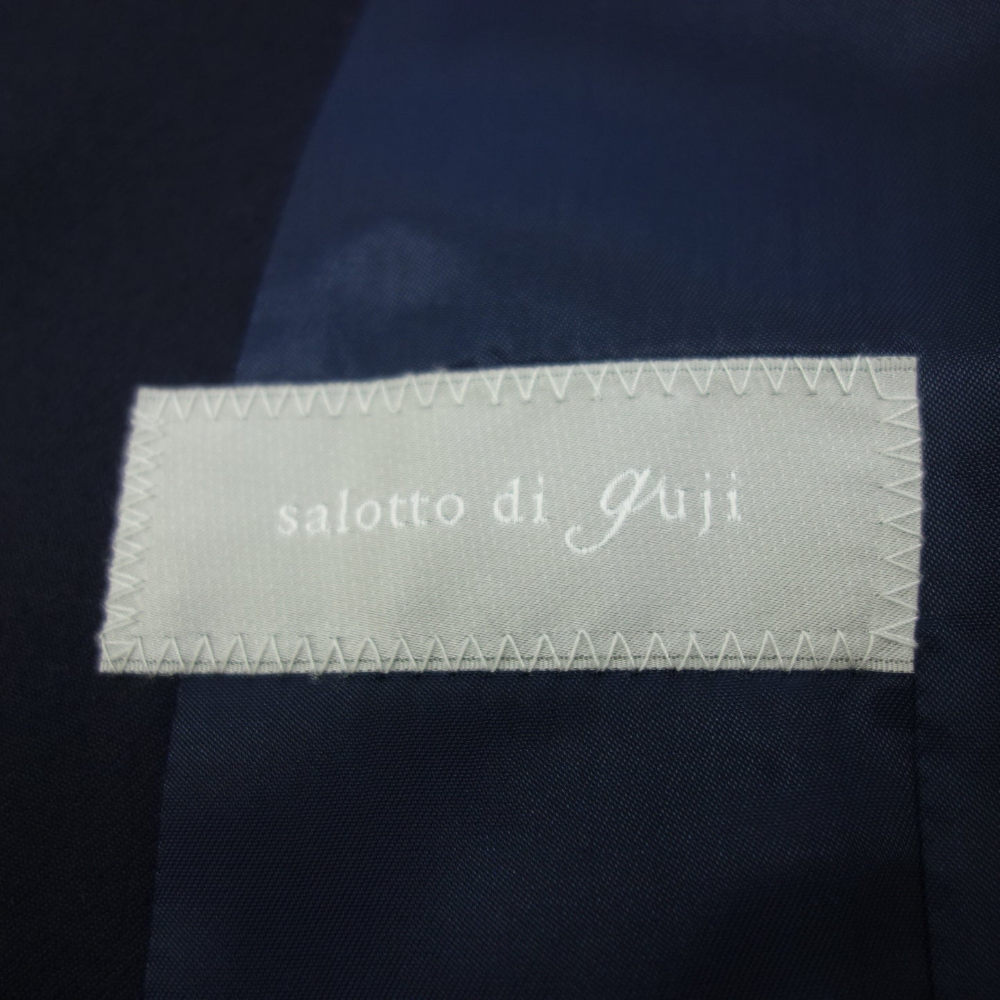 サロット ディ グジ ジレ ベスト ロロピアーナ 48 メンズ ネイビー salotto di guji【AFB37】【中古】