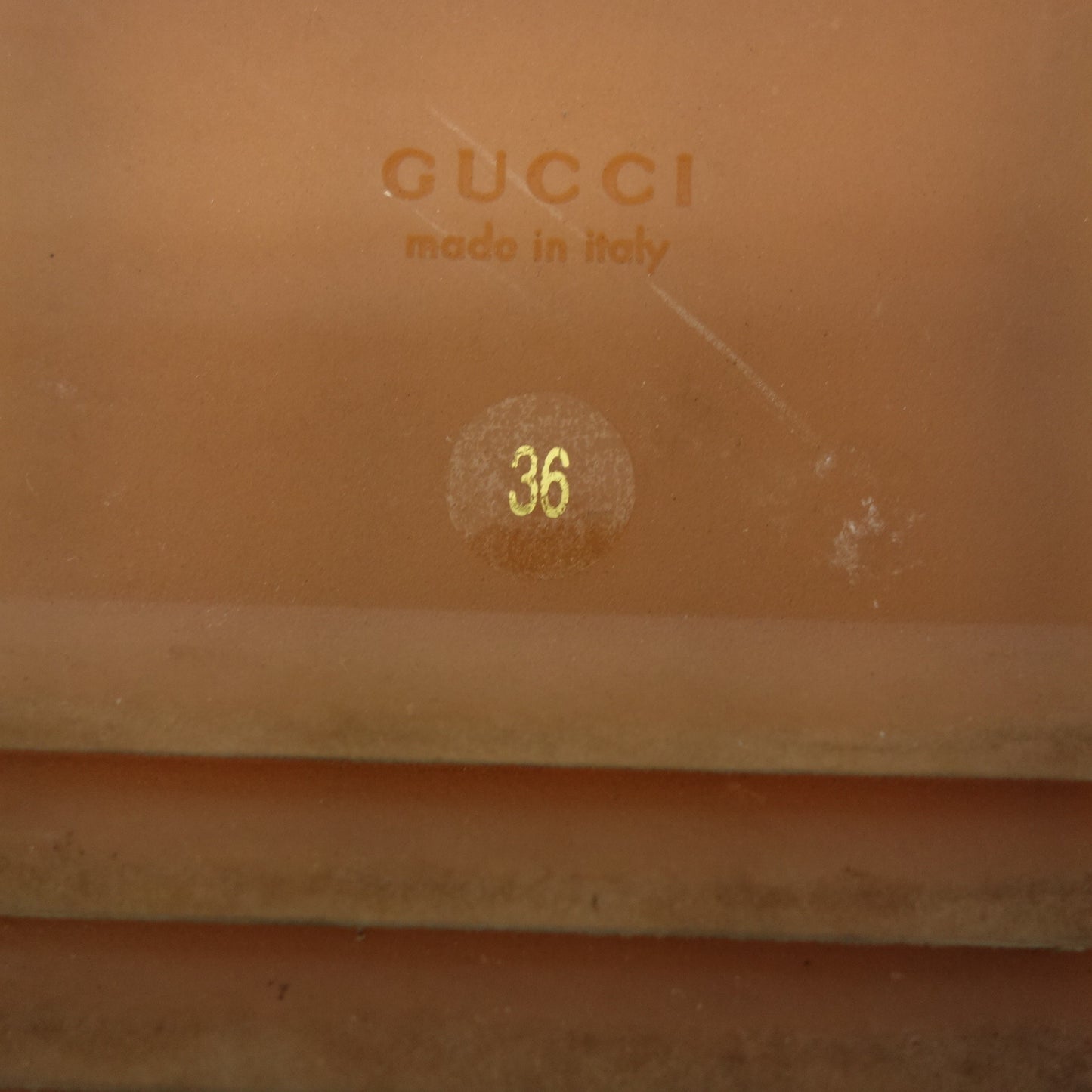 美品◆グッチ スライドサンダル プラットフォーム 623212 レディース ブルー サイズ36 GUCCI【AFC34】