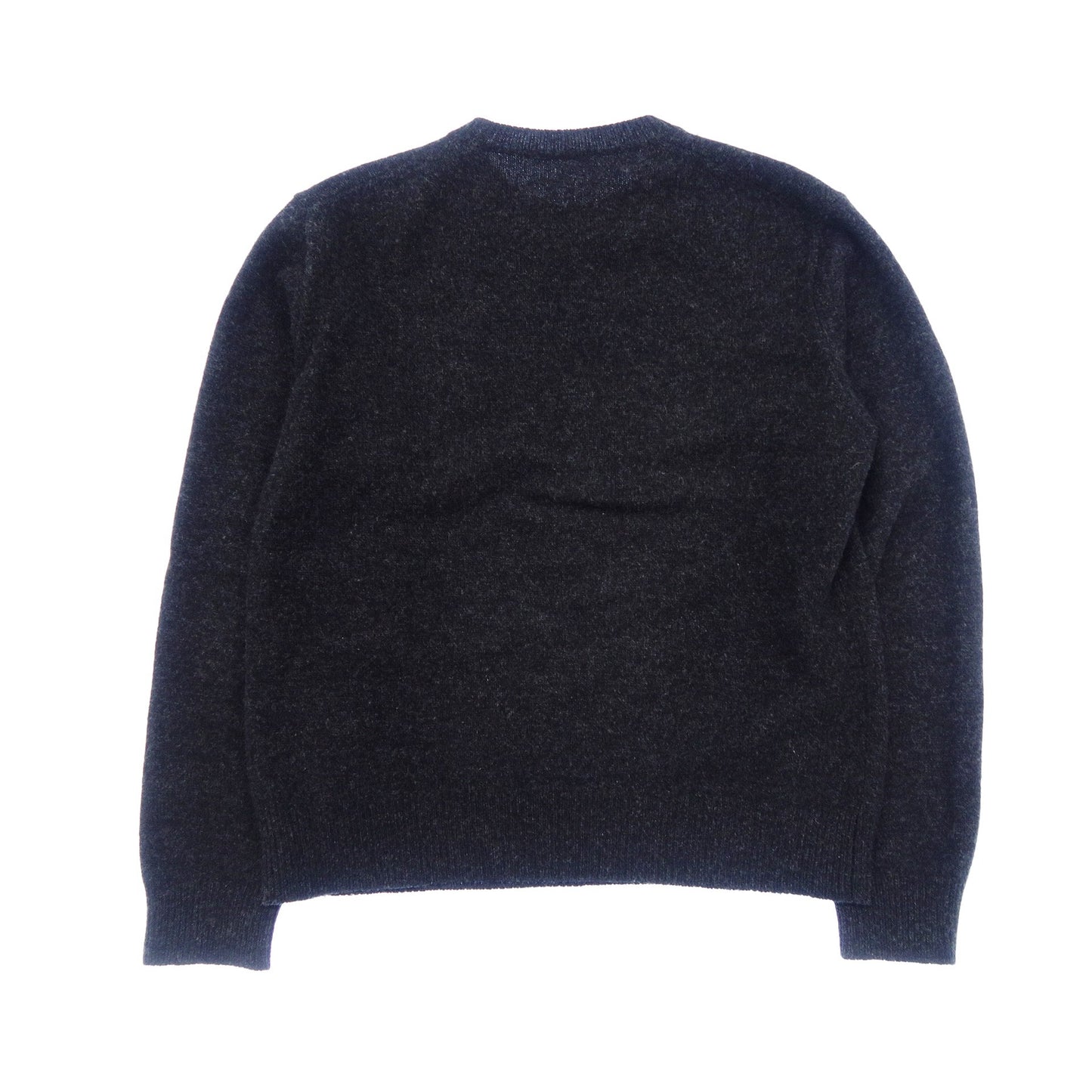 コモリ ラムズウール クルーネックニット W03-06009 メンズ 3 黒 COMOLI【AFB20】【中古】