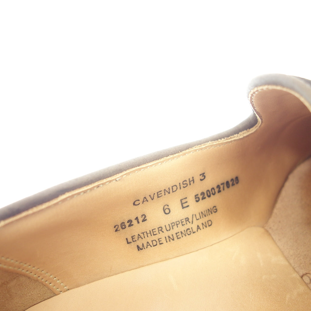 美品◆クロケット&ジョーンズ レザーシューズ タッセル ローファー キャベンディッシュ3 スエード メンズ UK6 ブラウン Crockett&Jones CAVENDISH3【LA】