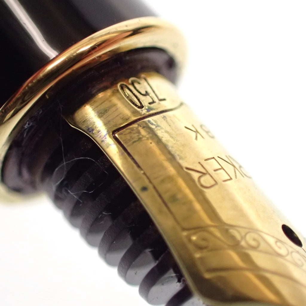 美品◆パーカー 万年筆 ソネット ペン先18K750 青×ゴールド PARKER SONNET【AFI10】